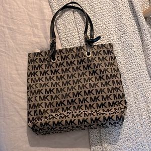 Michael Kors jet set canvas tote.